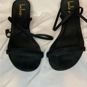 3 for $30 Lulu's Women’s Black Strappy Sandals